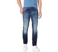 Buffalo David Bitton Men's Slim Ash Jeans, Light Medium Indigo, 34W / 34L