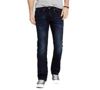 Buffalo David Bitton Men's Straight 裤스트레이트 6 진直筒 6 牛仔褲قصة مستقيمة سيكس جينزשישה ג'ינס ישריםstraight Jeansstraight Six Jeans, Authentic and Deep Indigo, 34W x 30L