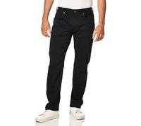 Buffalo David Bitton Men's Straight Six Jeans, Authentic Black, 33W x 30L
