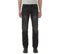 Buffalo David Bitton Men's Straight Six Jeans, Black, 31W x 32L