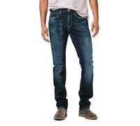 Buffalo David Bitton Men's Straight Six Jeans, Contrast Whiskered