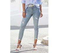 Buffalo Destroyed Look Jeans Blue Washed