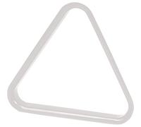 Buffalo Deze 8-ball triangle is compatible with 57.2 mm pool bale. The triangle is made of Van Plastic en uitgevoerd in de kleur wit.