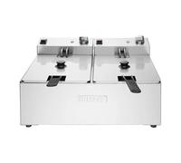 Buffalo Twin Tank Twin Basket 2x5Ltr Countertop Fryer 2x2.8kW