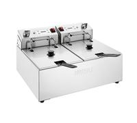 Buffalo Double Electric Fryer with Timer 2x5Ltr