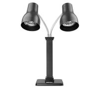 Buffalo Double Heating Lamp Carving Station 2x250W, Matt Black