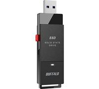 Buffalo External SSD 2TB - Up to 600MB/s - USB-C - USB-A - USB 3.2 Gen 2 (Compatible with PS4 / PS5 / Windows/Mac) - External Solid State Drive Stick - SSD-PUT2.0U3B