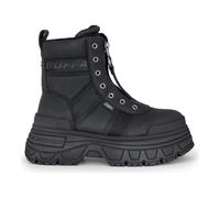 Buffalo FUSION FRONT ZIP - Women’s Black Front-Zip Platform Boots - EU 38