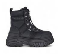 New Rock Boots BIOS106-V3 Black VEGAN Leather Unisex Platform Sandal Biker Goth