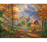 Buffalo Games - Abraham Hunter - Fall Memories - 1000 Piece Jigsaw Puzzle for Adults - Challenging Puzzle Perfect for Game Nights - Finished Puzzle Size is 26.75 x 19.75
