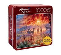 Buffalo Games - Abraham Hunter - Trick or Treat 1000 Piece Puzzle - 1000 Piece Jigsaw Puzzle for Adults - Collectible Tin Case - Finished Size is 26.6 x 19