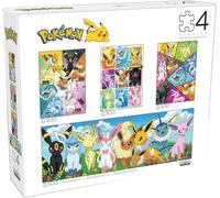 Buffalo Games Age 14+ - Pokemon - Eevee Montage - Multipack Jigsaw Puzzles for Adults Challenging Puzzles Perfect for Game Nights - Finished Size Varies