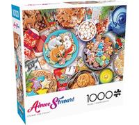 Buffalo Games - Aimee Stewart - Cookies and Cocoa - 1000 Piece Jigsaw Puzzle for Adults Challenging Puzzle Perfect for Game Nights - 1000 Piece Finished Size is 26.75 x 19.75, Large