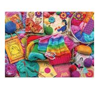 Buffalo Games - Aimee Stewart - Vintage Knitting - 1000 Piece Jigsaw Puzzle for Adults Challenging Puzzle Perfect for Game Nights - 1000 Piece Finished Size is 26.75 x 19.75
