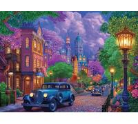 Buffalo Games - Bigelow Illustrations - Night and Day - City at Dusk - 1000 Piece Jigsaw Puzzle for Adults - Challenging Puzzle Perfect for Game Nights - Finished Size is 26.75 x 19.75