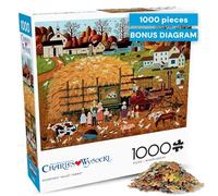Buffalo Games - Charles Wysocki - Honeynut Valley Farm - 1000 Piece Jigsaw Puzzle for Adults Challenging Puzzle Perfect for Game Nights - Finished Puzzle Size is 26.75 x 19.75