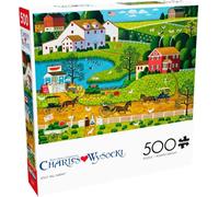 Buffalo Games - Charles Wysocki - Jolly Hill Farms - 500 Piece Jigsaw Puzzle