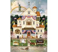 Buffalo Games - Charles Wysocki - Lady Liberty's Independence Day Enterprising - 500 Piece Jigsaw Puzzle for Adults Challenging Puzzle - Finished Size 21.25 x 15.00