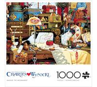 Buffalo Games - Charles Wysocki - Maggie The Messmaker - 1000 Piece Jigsaw Puzzle for Adults - Challenging Puzzle Perfect for Game Nights