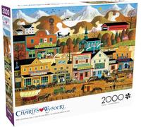 Buffalo Games - Charles Wysocki - Pete's Gambling Hall - 2000 Piece Jigsaw Puzzle for Adults - Challenging Puzzle Perfect for Game Nights - Finished Size is 38.50 x 26.50