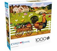 Buffalo Games - Charles Wysocki - Rooster Express - 1000 Piece Jigsaw Puzzle