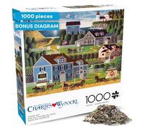 Buffalo Games - Charles Wysocki - Sunset Bay - 1000 Piece Jigsaw Puzzle for Adults Challenging Puzzle Perfect for Game Nights - Finished Puzzle Size is 26.75 x 19.75