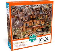 Buffalo Games - Charles Wysocki - Trick or Treat Hotel - 1000 Piece Jigsaw Puzzle