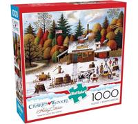 Buffalo Games - Charles Wysocki - Vermont Maple Tree Tappers - 1000 Piece Jigsaw Puzzle