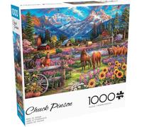 Buffalo Games - Chuck Pinson - Free to Roam - 1000 Piece Jigsaw Puzzle for Adults Challenging Puzzle Perfect for Game Nights - Finished Size 26.75 x 19.75