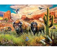 Buffalo Games - Darrell Bush - Bison Rangelands - 1000 Piece Jigsaw Puzzle