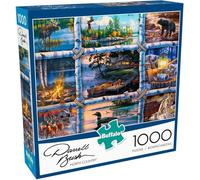 Buffalo Games - Darrell Bush - North Country - 1000 Piece Jigsaw Puzzle, Blue