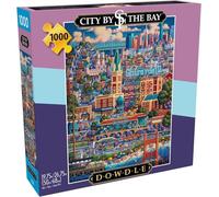 Buffalo Games - Dowdle - City by The Bay - 1000 Piece Jigsaw Puzzle for Adults Challenging Puzzle Perfect for Game Nights - Finished Size 26.75 x 19.75