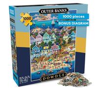 Buffalo Games - Dowdle - Outer Banks - 1000 Piece Jigsaw Puzzle for Adults Challenging Puzzle Perfect for Game Nights - Finished Size 26.75 x 19.75