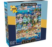Buffalo Games - Dowdle - Outer Banks - 1000 Piece Jigsaw Puzzle for Adults Challenging Puzzle Perfect for Game Nights - Finished Size 26.75 x 19.75