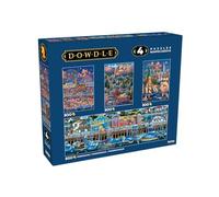 Buffalo Games - Eric Dowdle - 4 X 1 Multipack - Dowdle 4 in 1 Multipack - Multipack Jigsaw Puzzles for Adults - Challenging Puzzle Perfect for Game Nights - Finished Size Varies