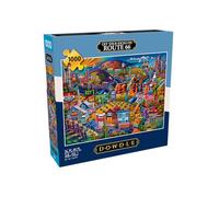 Buffalo Games - Eric Dowdle - Get Your Kicks on Route 66-1000 Piece Jigsaw Puzzle for Adults - Challenging Puzzle Perfect for Game Nights - Finished Size is 26.75 x 19.75