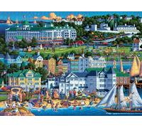Buffalo Games - Eric Dowdle - Mackinac Island - 1000 Piece Jigsaw Puzzle for Adults - Challenging Puzzle Perfect for Game Nights - Finished Size is 26.75 x 19.75