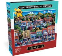 Buffalo Games - Eric Dowdle - Mt Airy, NC - Mayberry - 1000 Piece Jigsaw Puzzle for Adults Challenging Puzzle Perfect for Game Nights - Finished Size is 26.75 x 19.75