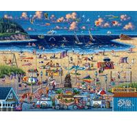 Buffalo Games - Eric Dowdle - Seaside, USA - 1000 Piece Jigsaw Puzzle for Adults - Challenging Puzzle Perfect for Game Nights - Finished Size is 26.75 x 19.75