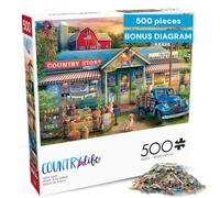 Buffalo Games - Farm Sale - 500 Piece Jigsaw Puzzle for Adults Challenging Puzzle Perfect for Game Nights - Finished Size 21.25 x 15.00