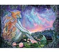 Buffalo Games - Flights of Fantasy - Mermaid Pool (Glitter Edition) - 1000 Piece Jigsaw Puzzle, Blue