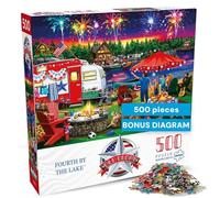 Buffalo Games - Fourth by The Lake - 500 Piece Jigsaw Puzzle