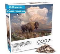 Buffalo Games - Hautman Brothers - Majestic Bison - 1000 Piece Jigsaw Puzzle for Adults Challenging Puzzle Perfect for Game Nights - Finished Puzzle Size is 26.75 x 19.75