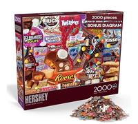 Buffalo Games - Hershey - Hershey Deluxe Collage - 2000 Piece Jigsaw Puzzle for Adults Challenging Puzzle Perfect for Game Nights - Finished Puzzle Size is 38.50 x 26.50