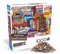 Buffalo Games - Hershey - Sweet Collage - 1000 Piece Jigsaw Puzzle for Adults Challenging Puzzle Perfect for Game Nights - 1000 Piece Finished Size is 26.75 x 19.75