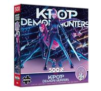 Buffalo Games - HUNTR/X - 500 Piece Kpop Demon Hunters Foil Jigsaw Puzzle - Colorful Puzzles - Precision-Cut Pieces, Beautiful Artwork, and Hours of Relaxing Fun