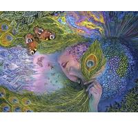 Buffalo Games - Josephine Wall - Peacock Goddess - 1000 Piece Jigsaw Puzzle for Adults Challenging Puzzle Perfect for Game Nights - Finished Size is 26.75 x 19.75
