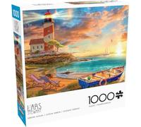 Buffalo Games - LARS - Serene Ocean - 1000 Piece Jigsaw Puzzle for Adults Challenging Puzzle Perfect for Game Nights - Finished Puzzle Size is 26.75 x 19.75