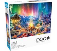 Buffalo Games - LARS - Winter's Night Bonfire - 1000 Piece Jigsaw Puzzle for Adults Challenging Puzzle Perfect for Game Nights - Finished Puzzle Size is 26.75 x 19.75