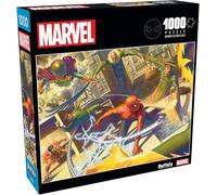 Buffalo Games - Marvel - Spider-Man vs. Sinister Six - 1000 Piece Jigsaw Puzzle for Adults Challenging Puzzle Perfect for Game Nights - Finished Size is 26.75 x 19.75